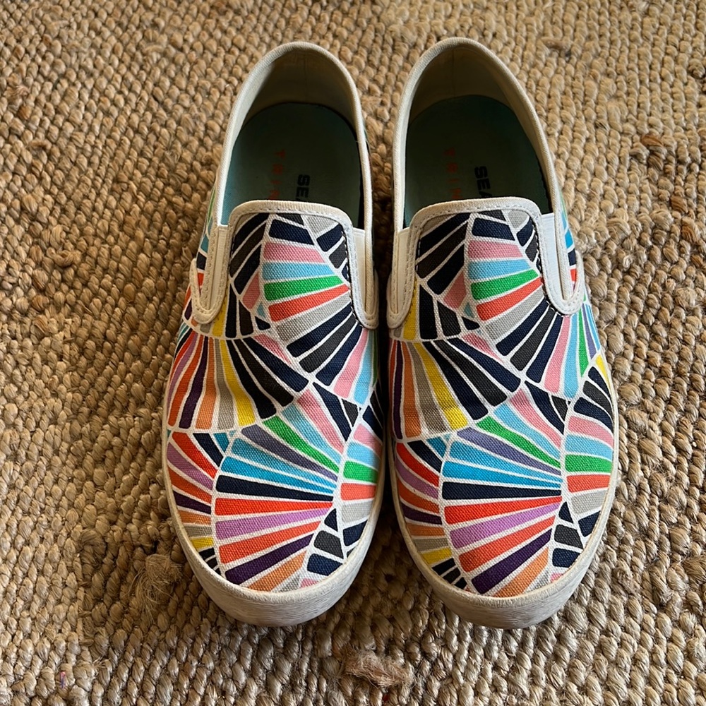 SeaVees X Trina Turk Coppelia Baja Slip On shoes sz 7.5